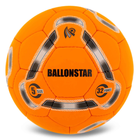 Мяч футбольный №5 PU Гриппи сшит вручную BALLONSTAR FB-5155 Оранжевый