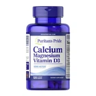 Кальцій, магній, вітамін D3 Calcium Magnesium Vitamin D3 Puritan's Pride, 120 таблеток