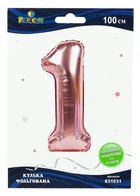 Цифра фольгована Pelican, "1" Рожеве золото 100см Рожевий Pelican (831031)