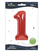 Цифра фольгированная Pelican, "1" красная 100см Красный Pelican (831041)