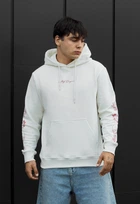Мужской худи стаф белый с принтом спортивный Staff print white XL (401615)