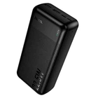 Павербанк Hoco 30000mAh 22.5W Павербанк Hoco J159B Essence зі швидкою зарядкою, Портативний зовнішній акумулятор, порти 2USB/1Type-C, LED-індикатор Чорний