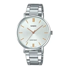 Жіночий годинник Casio LTP-VT01D-7B білий 30 м