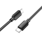 Кабель USB C to C 60 W 1m для заряджання та передавання даних Hoco X96 чорний