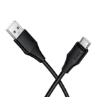 Кабель USB C 2.4A 1м для зарядки и передачи данных Hoco X124 черный
