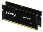 Модуль памяти Kingston SoDIMM DDR5 16GB (2x8GB) 4800 MHz FURY Impact Fury (ex.HyperX) (KF548S38IBK2-16)