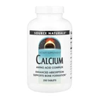 Кальцій Source Naturals 200 мг в амінокислотному хелаті, 250 таблеток