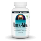 Магній, Source Naturals, 120 таблеток, для нервової системи.