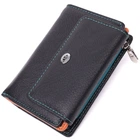 Стильный кошелек для женщин из натуральной кожи ST Leather 22501 черный
