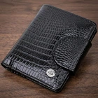 Кошелек для женщин среднего размера из натуральной кожи кожи ST Leather 22686 черный
