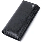 Женский кошелек из натуральной лакированной кожи ST Leather 22679 черный