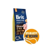 Сухий корм Brit Premium Junior M для цуценят і молодих собак середніх порід зі смаком курки