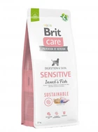 Сухий корм Brit Care Dog Sustainable Sensitive для собак з чутливим травленням з рибою і комахами