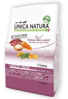 Сухой корм Gheda Unica Natura Unico Maxi для собак больших пород Дикий кабан, рис и морковь