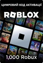Карта поповнення Roblox Gift Card на 1000 ROBUX