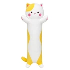 М'яка іграшка антистрес "Кіт батон" Bambi K15216, 70 см Жовтий