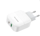 Мережевий зарядний пристрій BOROFONE BA46A Premium PD + QC3.0 18W White