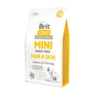 Сухий корм для дорослих собак мініатюрних порід Brit Care Mini Grain Free Hair&Skin