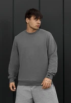 Свитшот мужской Стаф серый базовый однотонный Staff gray basic M (402669)