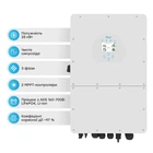 Гибридный трехфазный инвертор 25kW Deye SUN-25K-SG01HP3-EU-AM2 3Ф (42-00182)