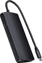 Адаптер Satechi USB-C Multiport Adapter 8K with Ethernet V3 Midnight (ST-P8KED)