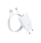 Мережевий зарядний пристрій з кабелем REMAX Kiddy Series 2.4A RP-Charger Set with Cable U95 Type-C (6954851218227)