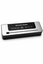 Вакуумный упаковщик для продуктов Vacuum Sealer LL-368 120Вт вакууматор ручной с резаком чёрно-белый