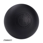 Массажный мячик EasyFit каучук 6.5 см черный