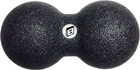 Массажный мячик двойной EasyFit DuoBall EF-2001 EPP 16х8 см мяч для массажа и МФР массажер для спины, ног, рук, шеи и стоп Черный (56000745)