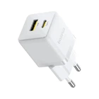 Зарядное устройство Baseus Palm Fast Charger C+U 20W moon white (P10111608213-00)