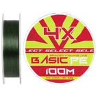 Шнур Select Basic PE 100m (темно-зеленый) #1.2/0.16mm 18lb/8.3kg