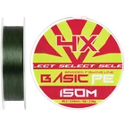 Шнур Select Basic PE 150m (темно-зелений) #0.3/0.04mm 5lb/2.5kg
