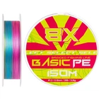Шнур Select Basic PE 8x 150m (різнокольоровий) #1.2/0.16mm 20lb/9.3kg