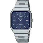 Мужские часы Casio MTP-B185D-2A1 синие 50 м