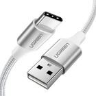 Дата кабель USB 2.0 AM to USB-C 1.0m aluminum braid US288 white Ugreen (60131)