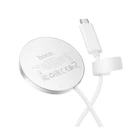 Беспроводное зарядное устройство Hoco CW63 Pro Qi2.2 25W with cable Type-C 1.2m, White