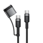 Data - кабель ACEFAST C22-05 USB-C to USB-C, Black