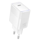 Мережевий Зарядний Пристрій Hoco CS113A 1USB-C PD3.2 40W/60W Бiлий