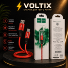Дата-кабель и шнур для зарядки HOCO X14 Micro USB - USB-A 1 метр, Черно-красный