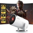 Смарт мини проектор XGODY Gimbal 3 Android 11 WiFi 6 Bluetooth 4K поддержка портативный проектор для дома