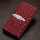 Гаманець жіночий STINGRAY LEATHER 18097 з натуральної шкіри морського ската Бордовий