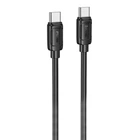 Кабель Type-C to Type-C 1м Hoco X115 Surpass 60W Black