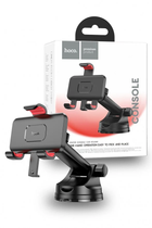 Автотримач для телефона HOCO H22 Dragon automatic clamping car holder(center console) Red Black