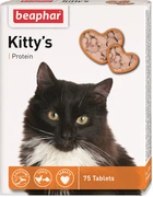 Витамины для взрослых кошек Beaphar Kitty's Protein с протеином 75 таблеток