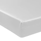 Простирадло на резинці по периметру MirSon Satin Light Pro 10-001 Snow White 90x190+25 см (2200010168976)