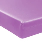 Простынь на резинке MirSon Satin Light Pro 10-018 Lilac 90х190 + 25 см (2200011023878)