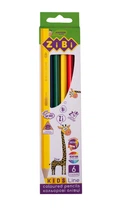 Кольорові олівці, 6 кольорів, KIDS Line