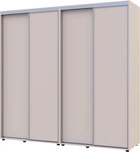 Шкаф купе Doros Сигма Слим 2+2 ДСП 220х60х214.4 см Кашемир (42005591)