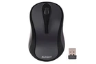 Миша A4Tech G3-280N (Glossy grey) USB V-Track , бездротова, 1000dpi, чорна