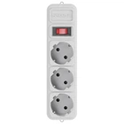 Мережевий фільтр Maxxter SPM3-G-6G, сірий, 1.8 м кабель, 3 розетки